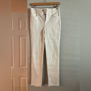 Pilcro womens white washed jean size 25